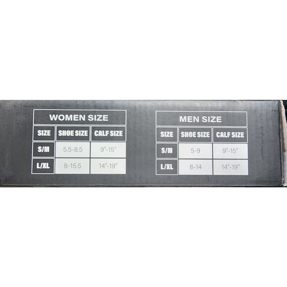 Charmking 2 pair open toe compression socks  Circulation 15-20mmHg Size Small - Picture 4 of 8